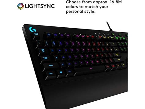 Logitech USB 2.0 G213 Prodigy Gaming Keyboard with 16.8 .